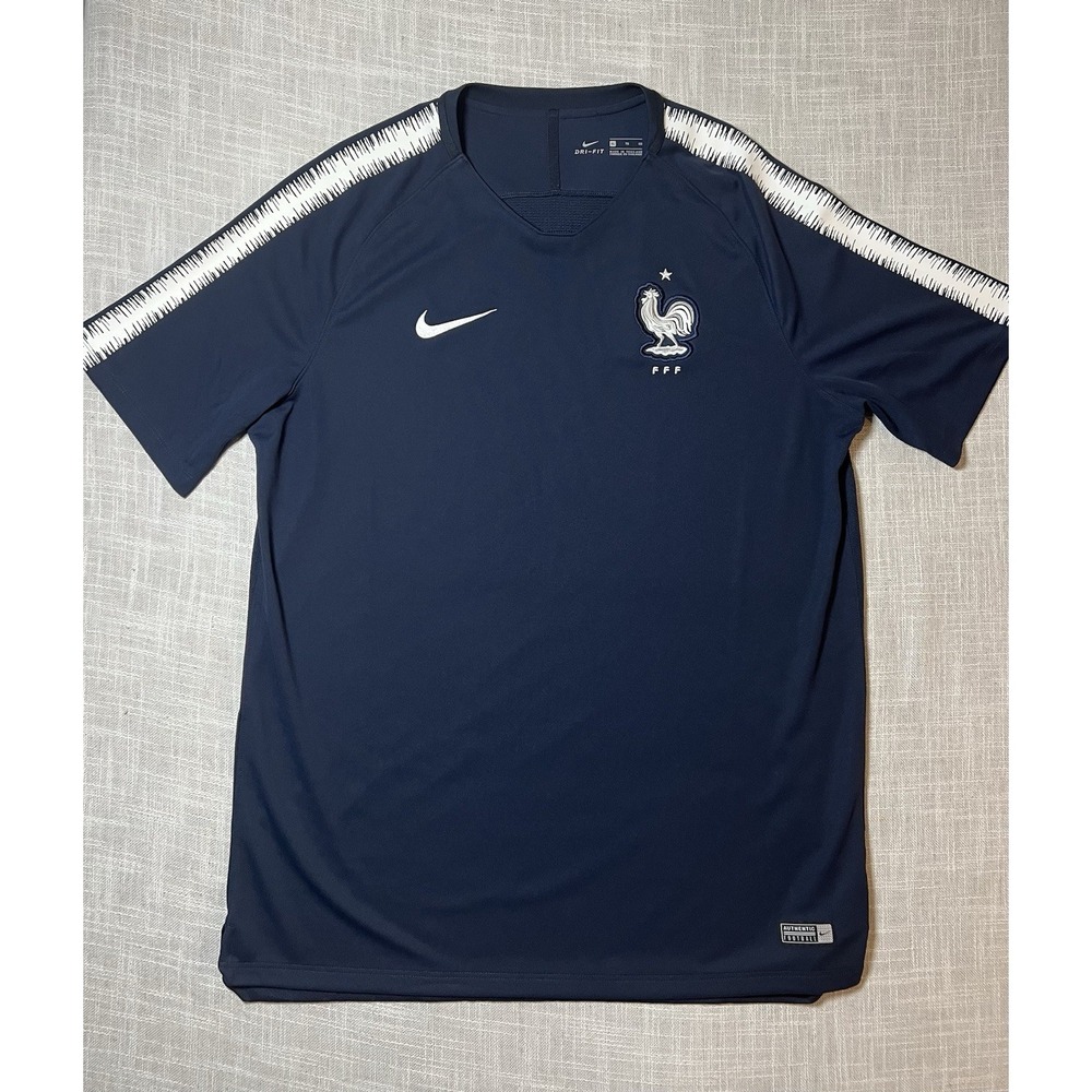 Nike France National Team 2018 Squad Pre-Match Top 893283-451 Mens Size XL